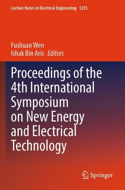 Couverture_Proceedings of the 4th International Symposium on New Energy and Electrical Technology