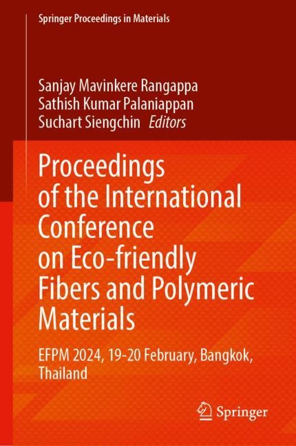 Couverture_Proceedings of the International Conference on Eco-friendly Fibers and Polymeric Materials