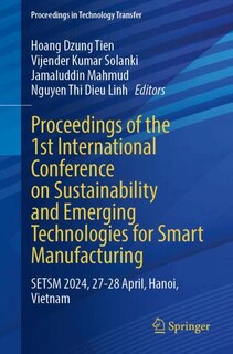 Couverture_Proceedings of the 1st International Conference on Sustainability and Emerging Technologies for Smart Manufacturing