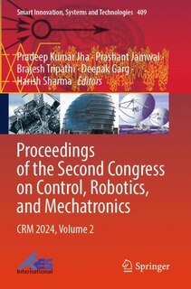 Couverture_Proceedings of the Second Congress on Control, Robotics, and Mechatronics