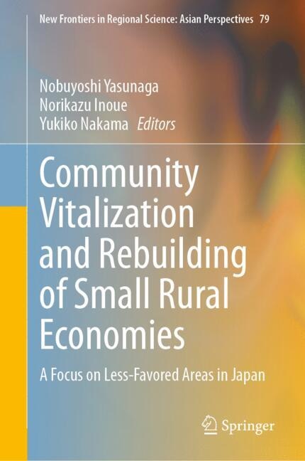 Front cover_Community Vitalization and Rebuilding of Small Rural Economies