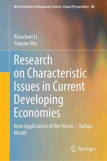 Couverture_Research on Characteristic Issues in Current Developing Economies