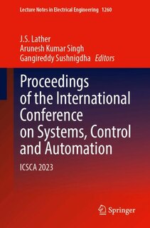 Couverture_Proceedings of the International Conference on Systems, Control and Automation
