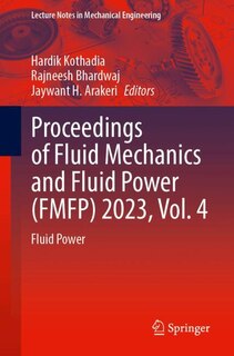 Front cover_Proceedings of Fluid Mechanics and Fluid Power (FMFP) 2023, Vol. 4