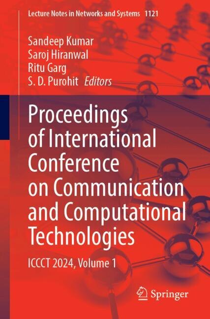 Couverture_Proceedings of International Conference on Communication and Computational Technologies
