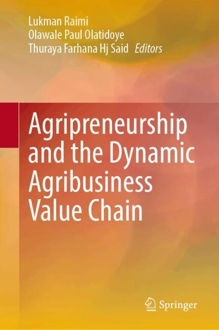 Front cover_Agripreneurship and the Dynamic Agribusiness Value Chain
