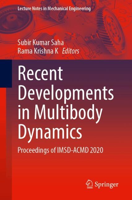Couverture_Recent Developments in Multibody Dynamics