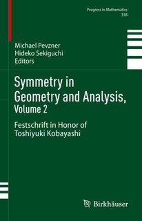 Front cover_Symmetry in Geometry and Analysis, Volume 2