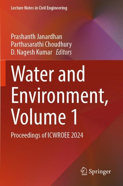 Couverture_Water and Environment, Volume 1