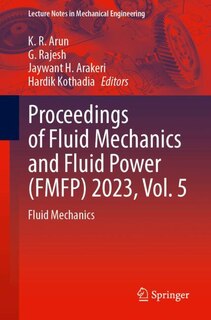 Front cover_Proceedings of Fluid Mechanics and Fluid Power (FMFP) 2023, Vol. 5