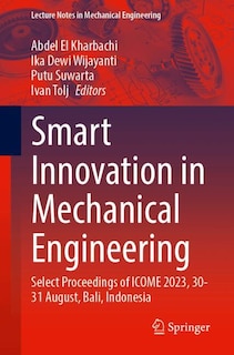 Front cover_Smart Innovation in Mechanical Engineering