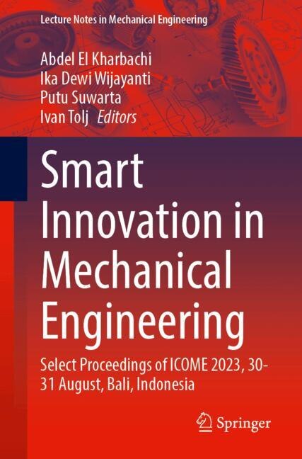 Front cover_Smart Innovation in Mechanical Engineering
