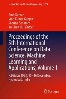 Front cover_Proceedings of the 5th International Conference on Data Science, Machine Learning and Applications; Volume 1
