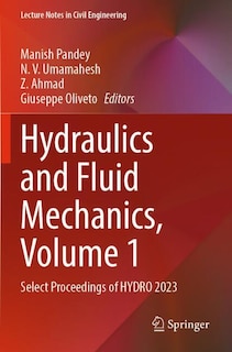 Couverture_Hydraulics and Fluid Mechanics, Volume 1