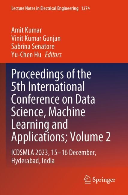 Front cover_Proceedings of the 5th International Conference on Data Science, Machine Learning and Applications; Volume 2