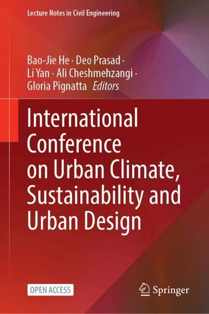 Couverture_International Conference on Urban Climate, Sustainability and Urban Design