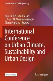 Couverture_International Conference on Urban Climate, Sustainability and Urban Design