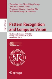 Couverture_Pattern Recognition and Computer Vision