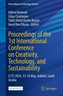 Couverture_Proceedings of the 1st International Conference on Creativity, Technology, and Sustainability
