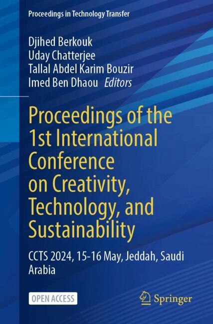 Couverture_Proceedings of the 1st International Conference on Creativity, Technology, and Sustainability