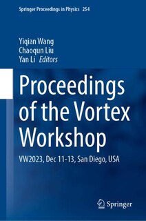 Couverture_Proceedings of the Vortex Workshop