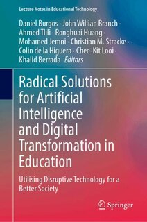 Couverture_Radical Solutions for Artificial Intelligence and Digital Transformation in Education