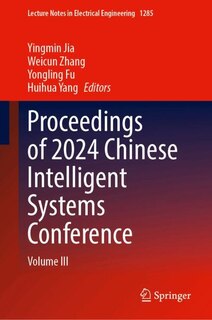 Couverture_Proceedings of 2024 Chinese Intelligent Systems Conference