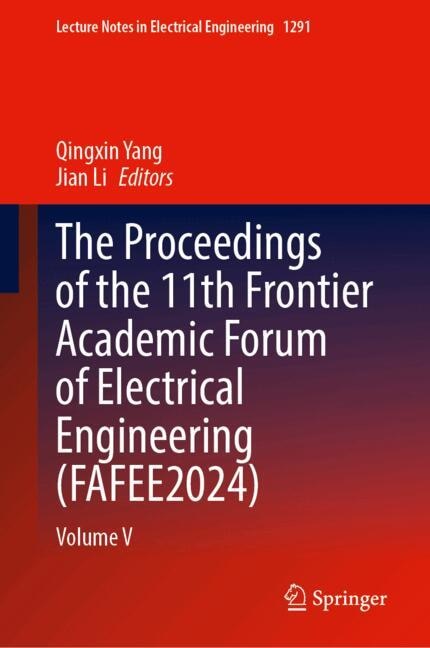 Couverture_The Proceedings of the 11th Frontier Academic Forum of Electrical Engineering (FAFEE2024)