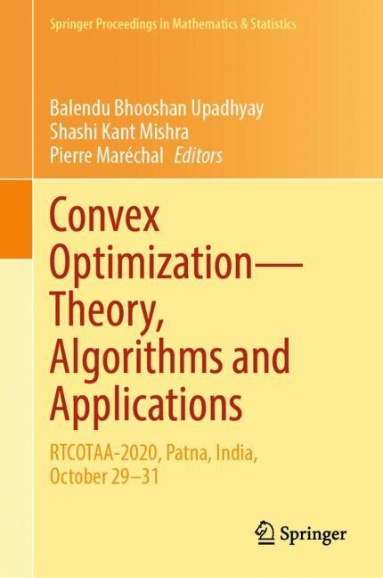Front cover_Convex Optimization-Theory, Algorithms and Applications
