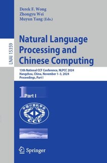 Couverture_Natural Language Processing and Chinese Computing