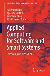 Couverture_Applied Computing for Software and Smart Systems