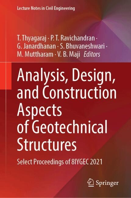 Front cover_Analysis, Design, and Construction Aspects of Geotechnical Structures