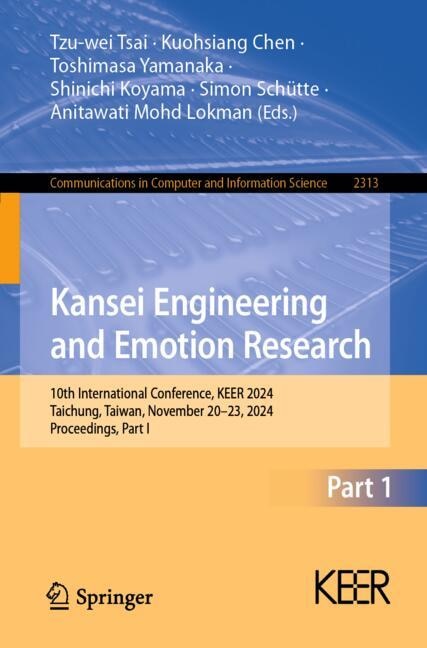 Couverture_Kansei Engineering and Emotion Research