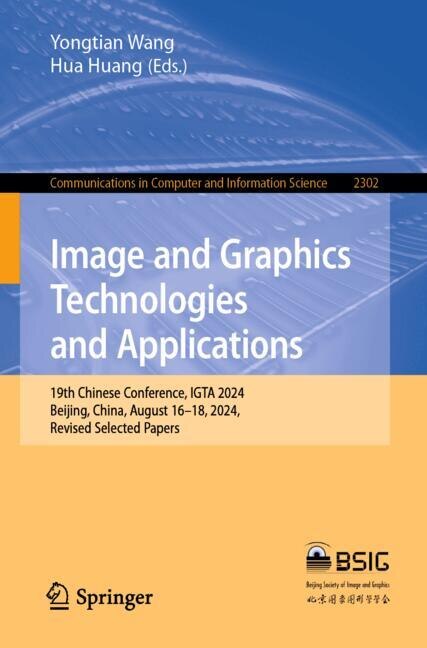 Couverture_Image and Graphics Technologies and Applications