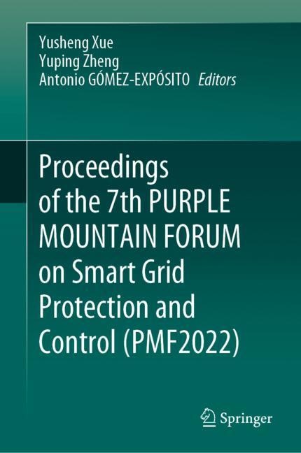 Couverture_Proceedings of the 7th Purple Mountain Forum on Smart Grid Protection and Control (Pmf2022)