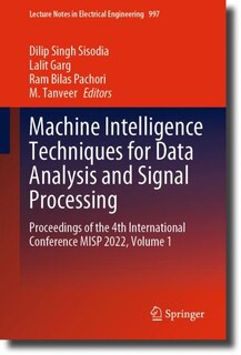 Couverture_Machine Intelligence Techniques for Data Analysis and Signal Processing