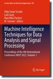 Couverture_Machine Intelligence Techniques for Data Analysis and Signal Processing