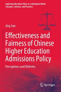 Couverture_Effectiveness and Fairness of Chinese Higher Education Admissions Policy