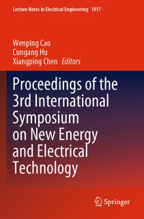 Front cover_Proceedings of the 3rd International Symposium on New Energy and Electrical Technology