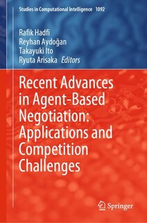 Couverture_Recent Advances in Agent-based Negotiation