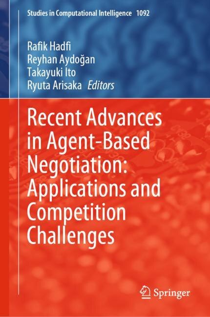 Couverture_Recent Advances in Agent-based Negotiation