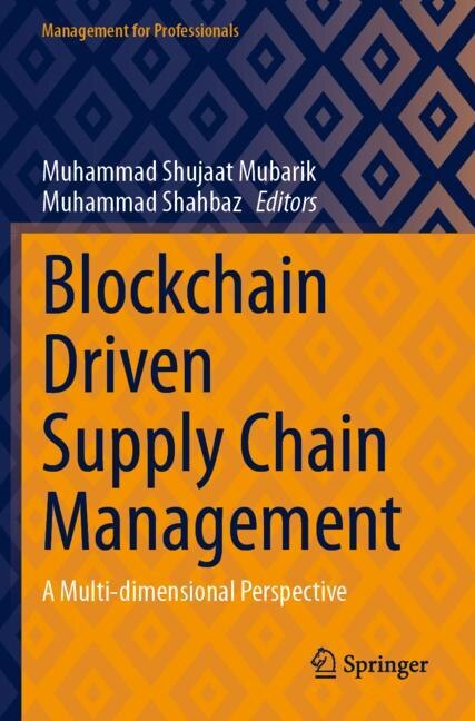 Front cover_Blockchain Driven Supply Chain Management