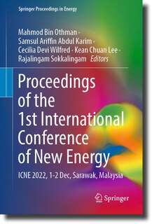 Front cover_Proceedings of the 1st International Conference of New Energy