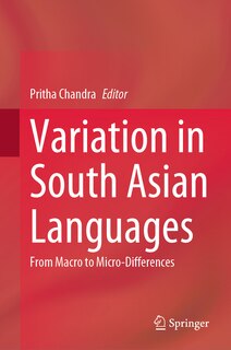Front cover_Variation in South Asian Languages