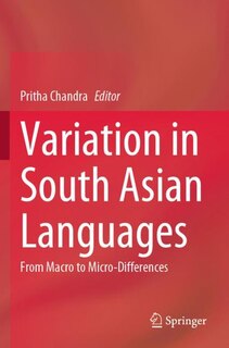 Couverture_Variation in South Asian Languages