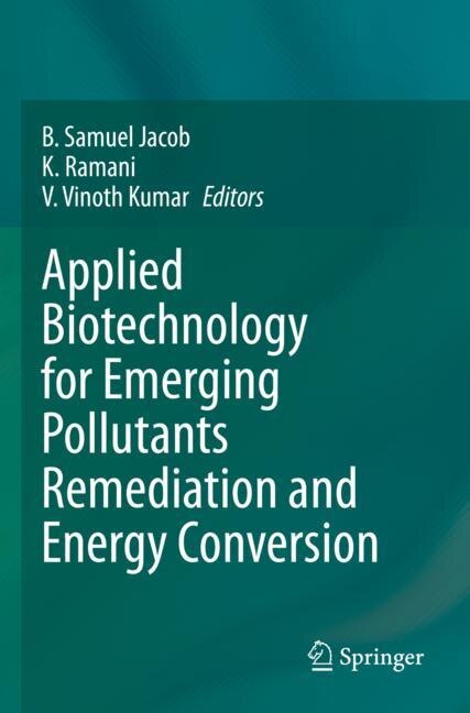 Couverture_Applied Biotechnology for Emerging Pollutants Remediation and Energy Conversion