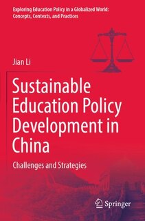 Couverture_Sustainable Education Policy Development in China