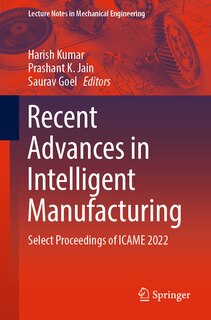 Front cover_Recent Advances in Intelligent Manufacturing
