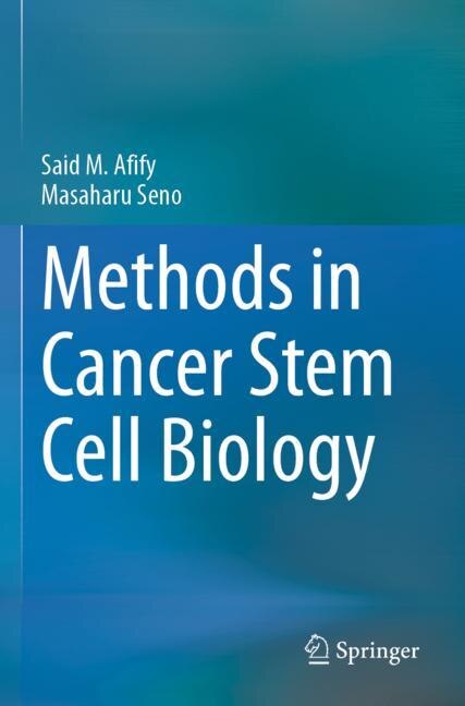 Couverture_Methods in Cancer Stem Cell Biology