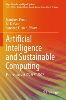 Front cover_Artificial Intelligence and Sustainable Computing